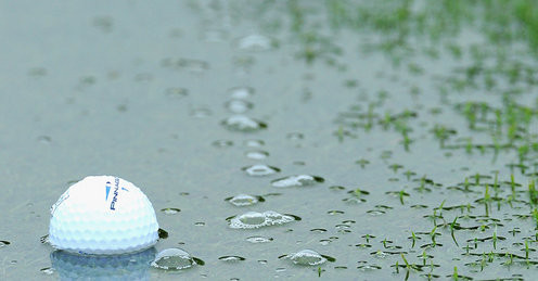 Image result for rainy day golf