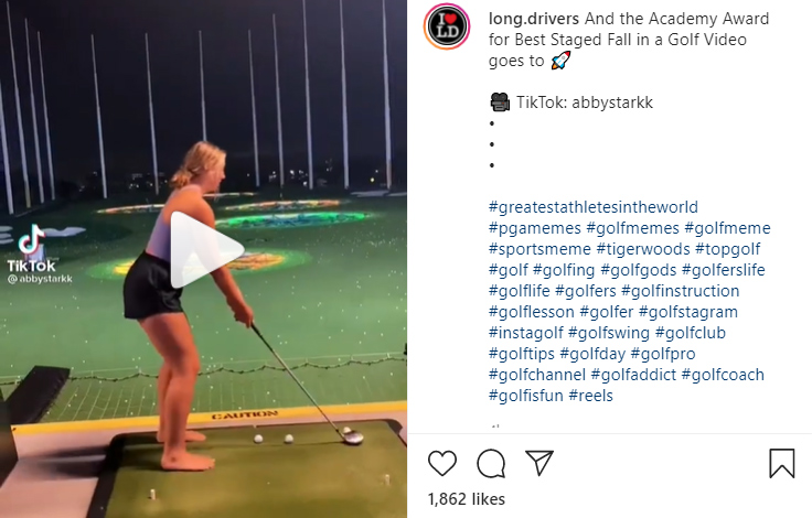 Is this the most staged fall seen on a golf driving range? - SOCAL Golfer